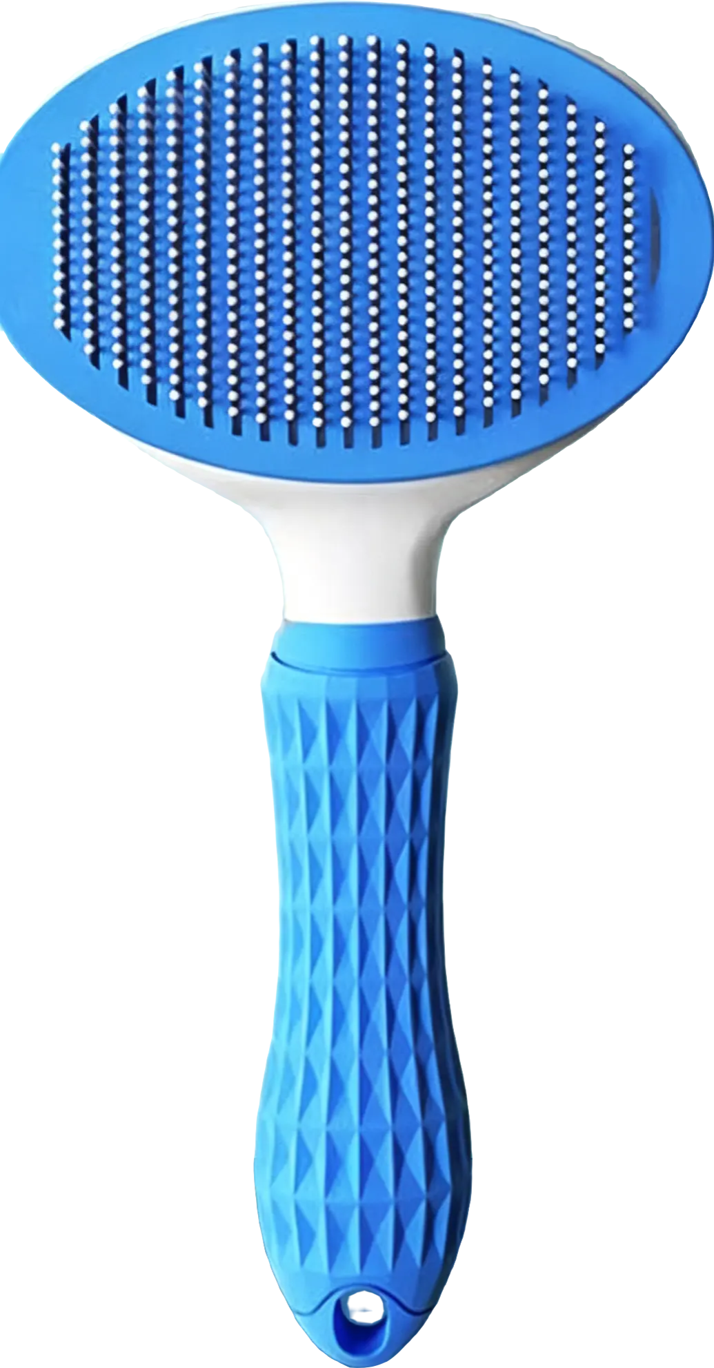 One Click Self-Clean Slicker Brush for Dogs & Cats Grooming